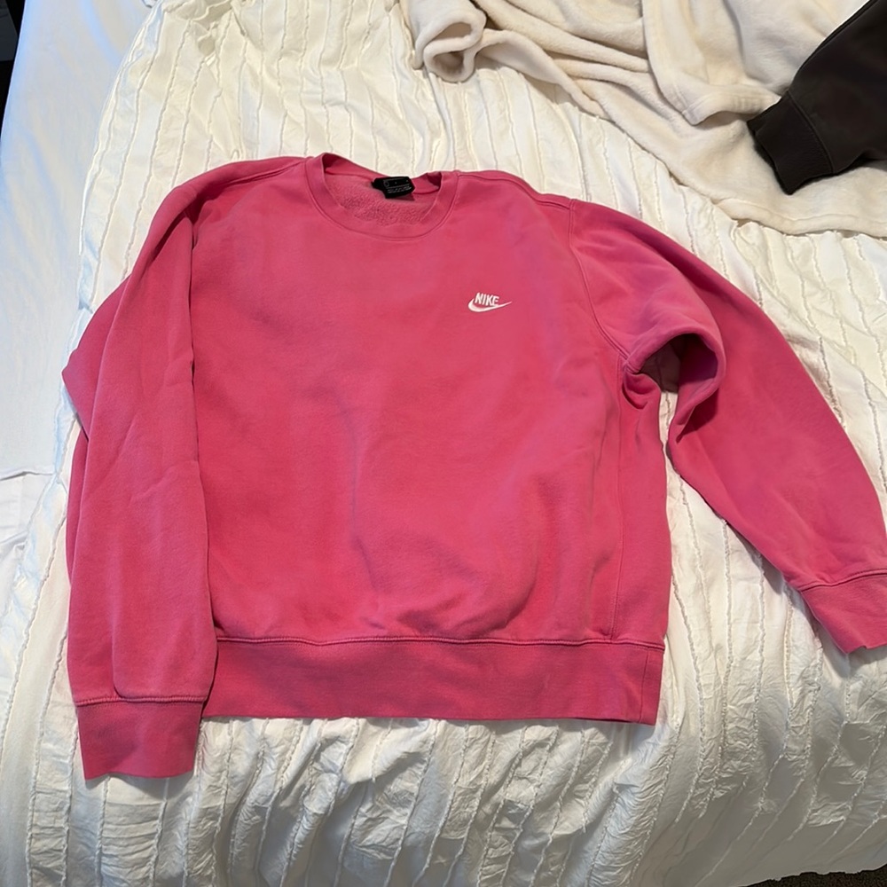 Nike pink sweatshirt